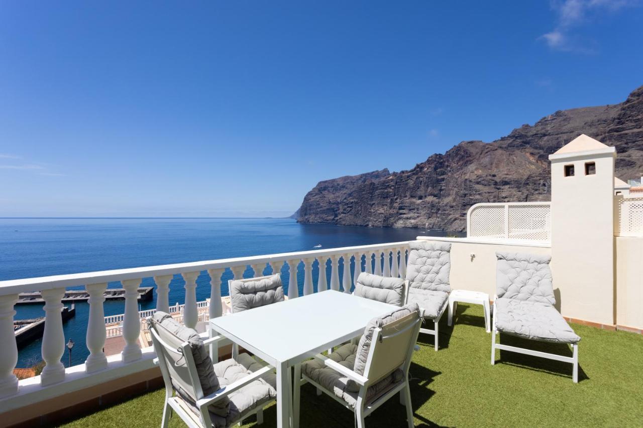 Eden Rentals Maravillosas Vistas Al Oceano Y Los Acantilados Puerto de Santiago  Buitenkant foto