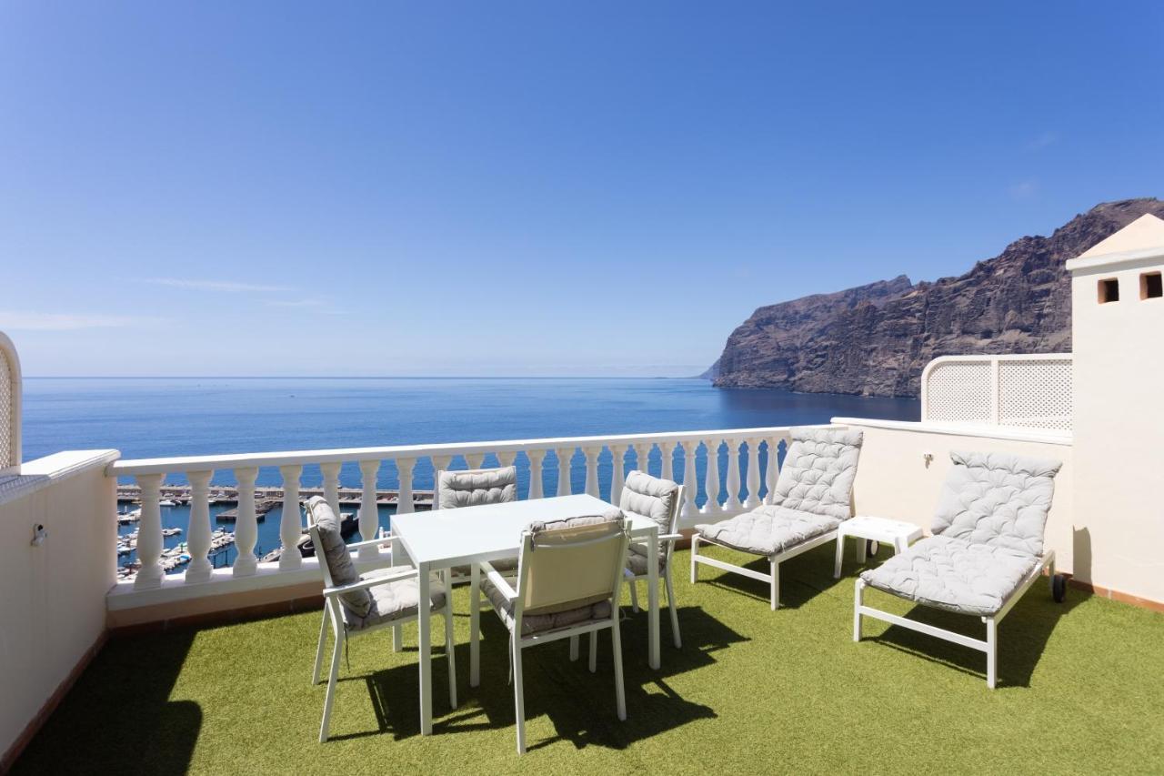 Eden Rentals Maravillosas Vistas Al Oceano Y Los Acantilados Puerto de Santiago  Buitenkant foto