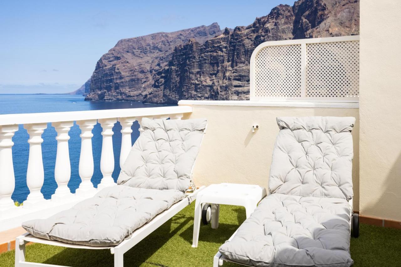 Eden Rentals Maravillosas Vistas Al Oceano Y Los Acantilados Puerto de Santiago  Buitenkant foto